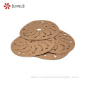 Gold Sandpaper Hook and Loop Abrasive Sanding Disc